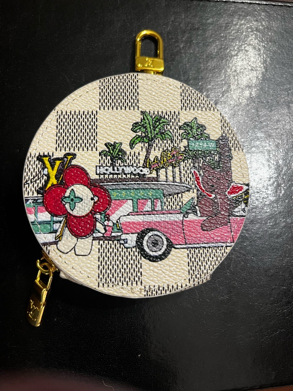 Louis. Vuitton. Vivienne. Hollywood Limited Editing Zip Around Pouch Charm